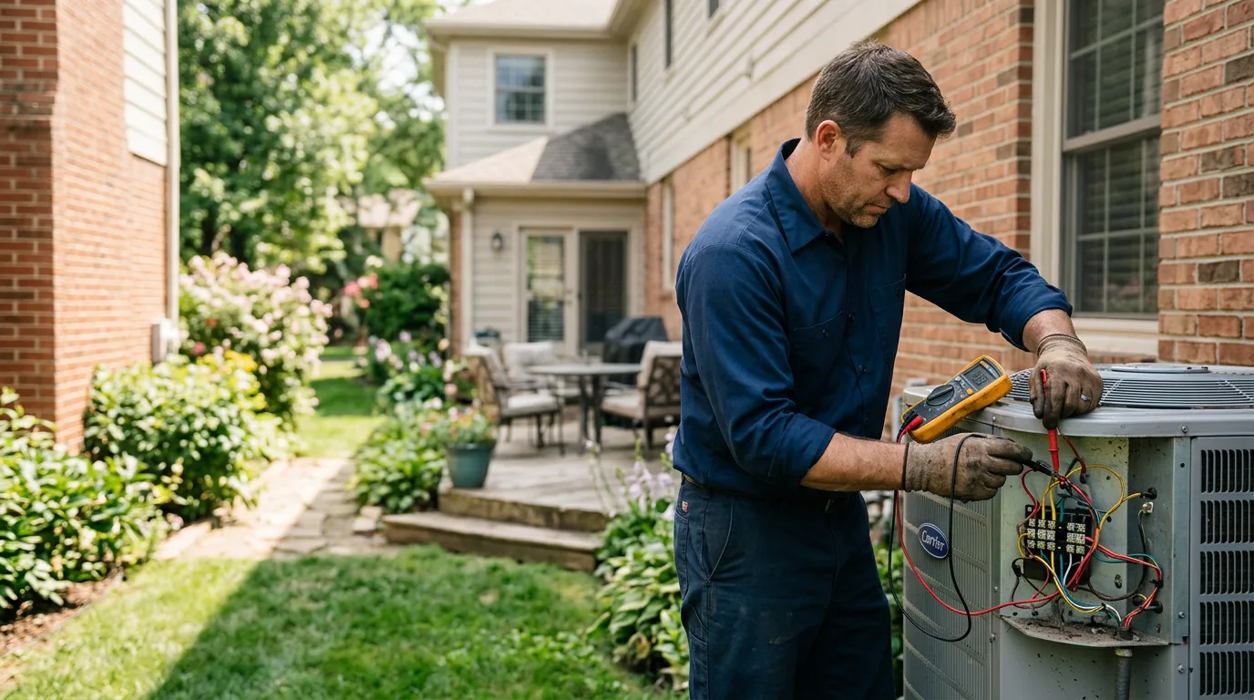 HVAC technician working near Shiro, TX